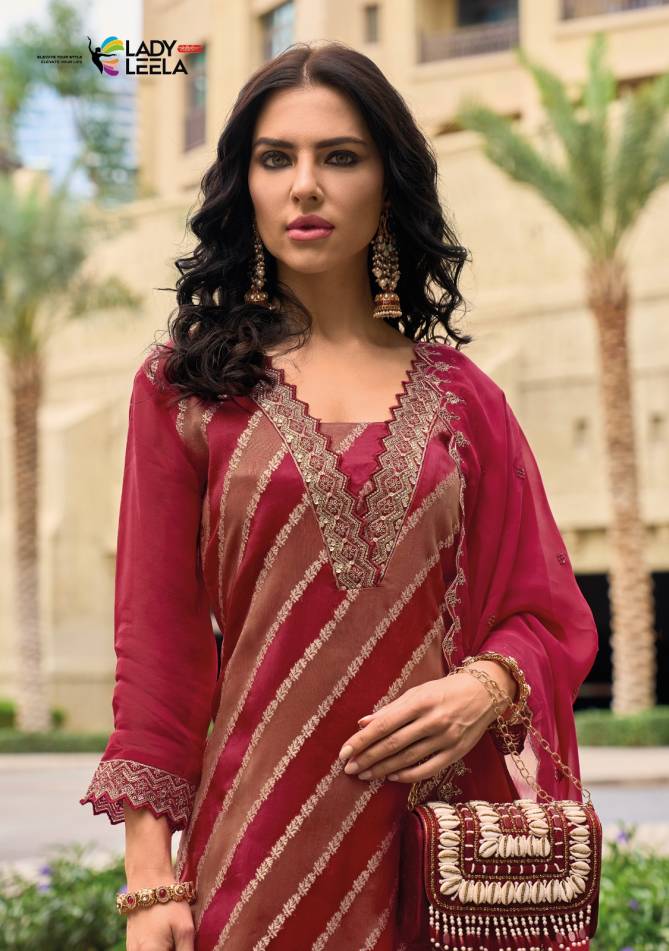 Shimmer By Lady Leela Pure Viscose Embroidery Kurtis With Bottom Dupatta Wholesale Shop In Surat